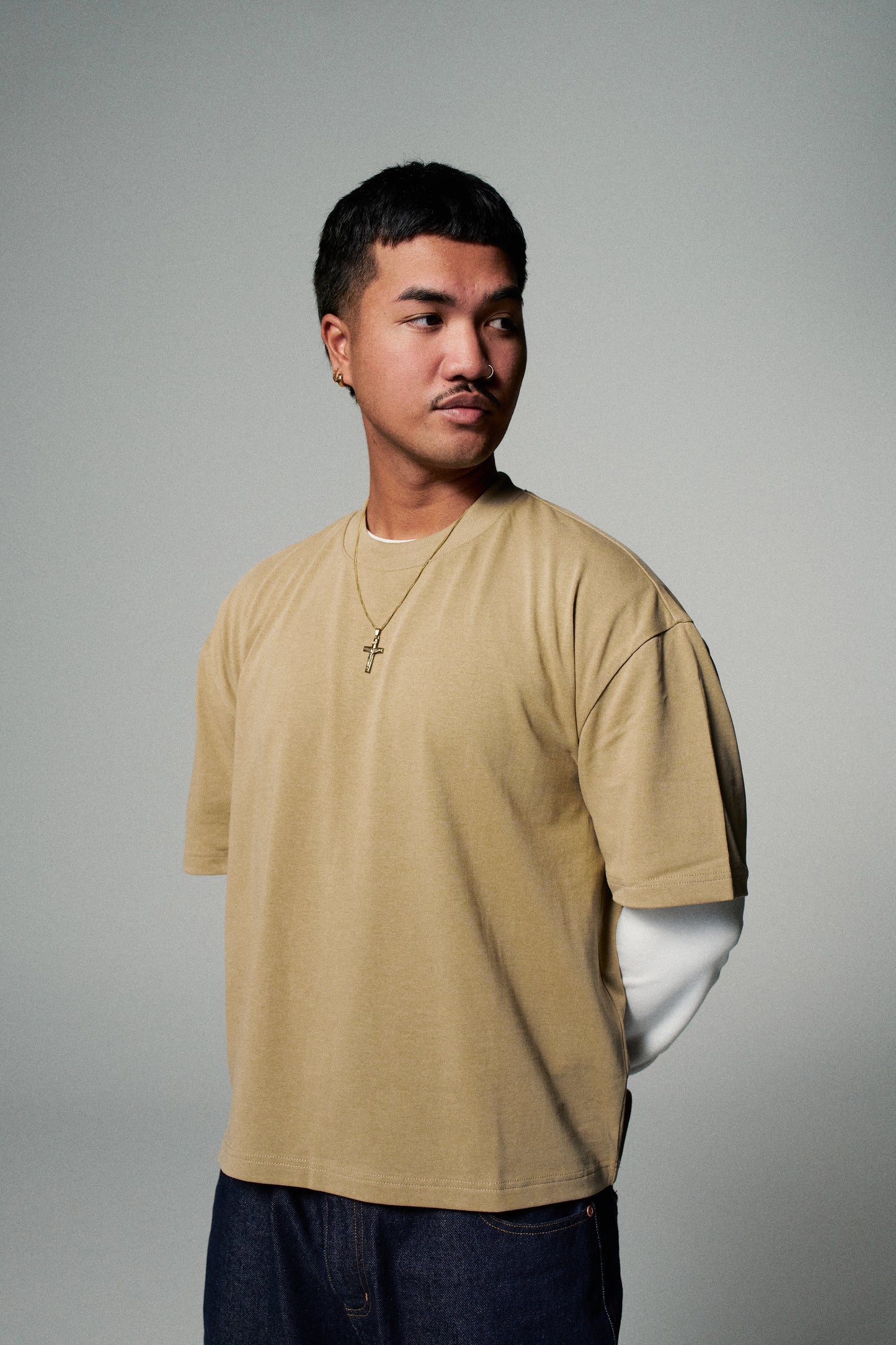 Classic Crew Neck - Latte