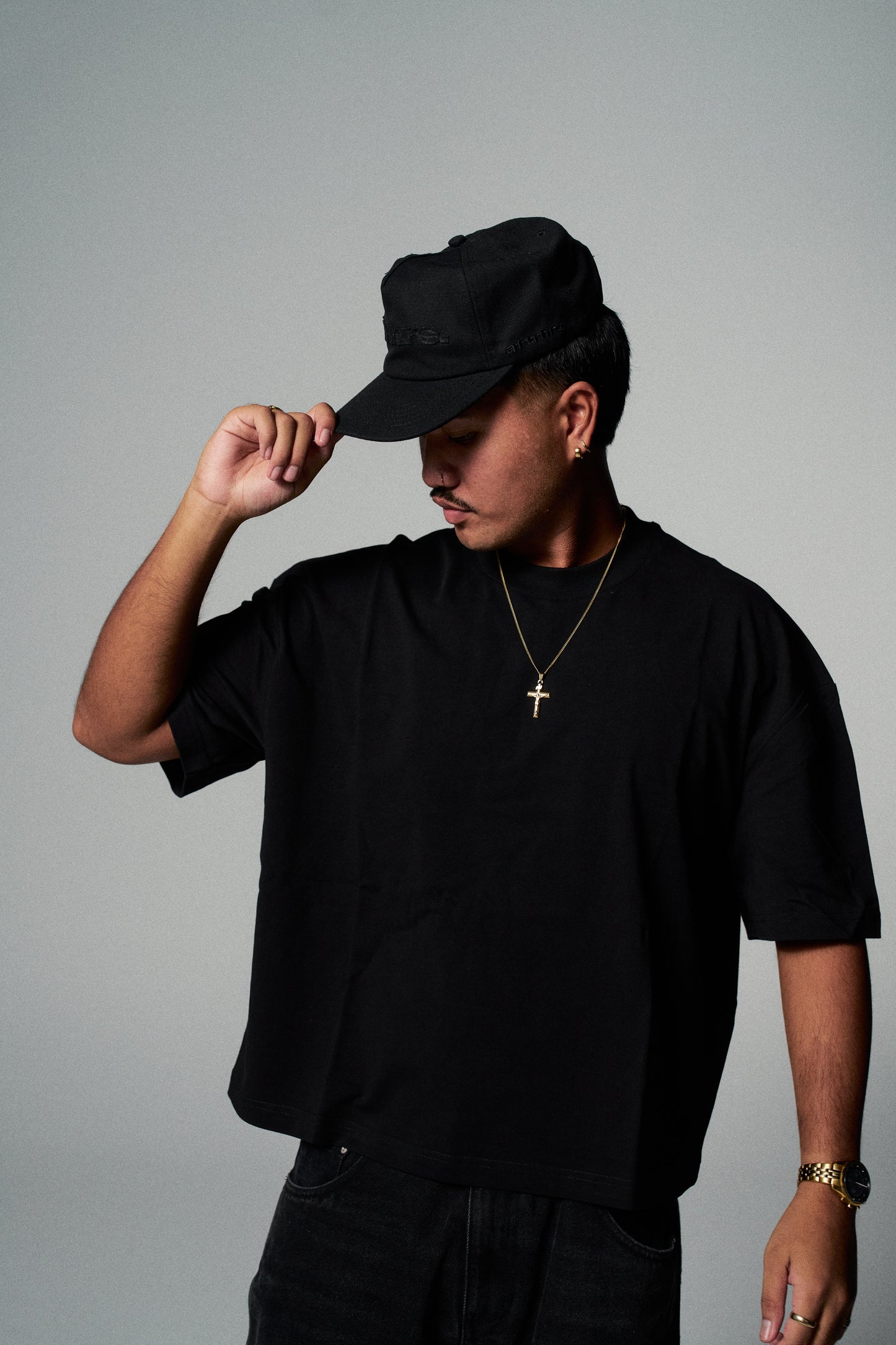 Canvas Mono Cap - Black