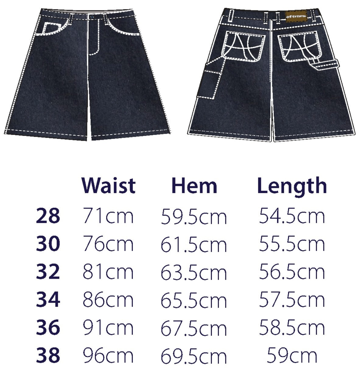 Carpenter Shorts - Indigo Denim