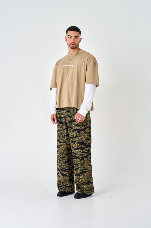 Aftrhrs Logo Tee - Latte