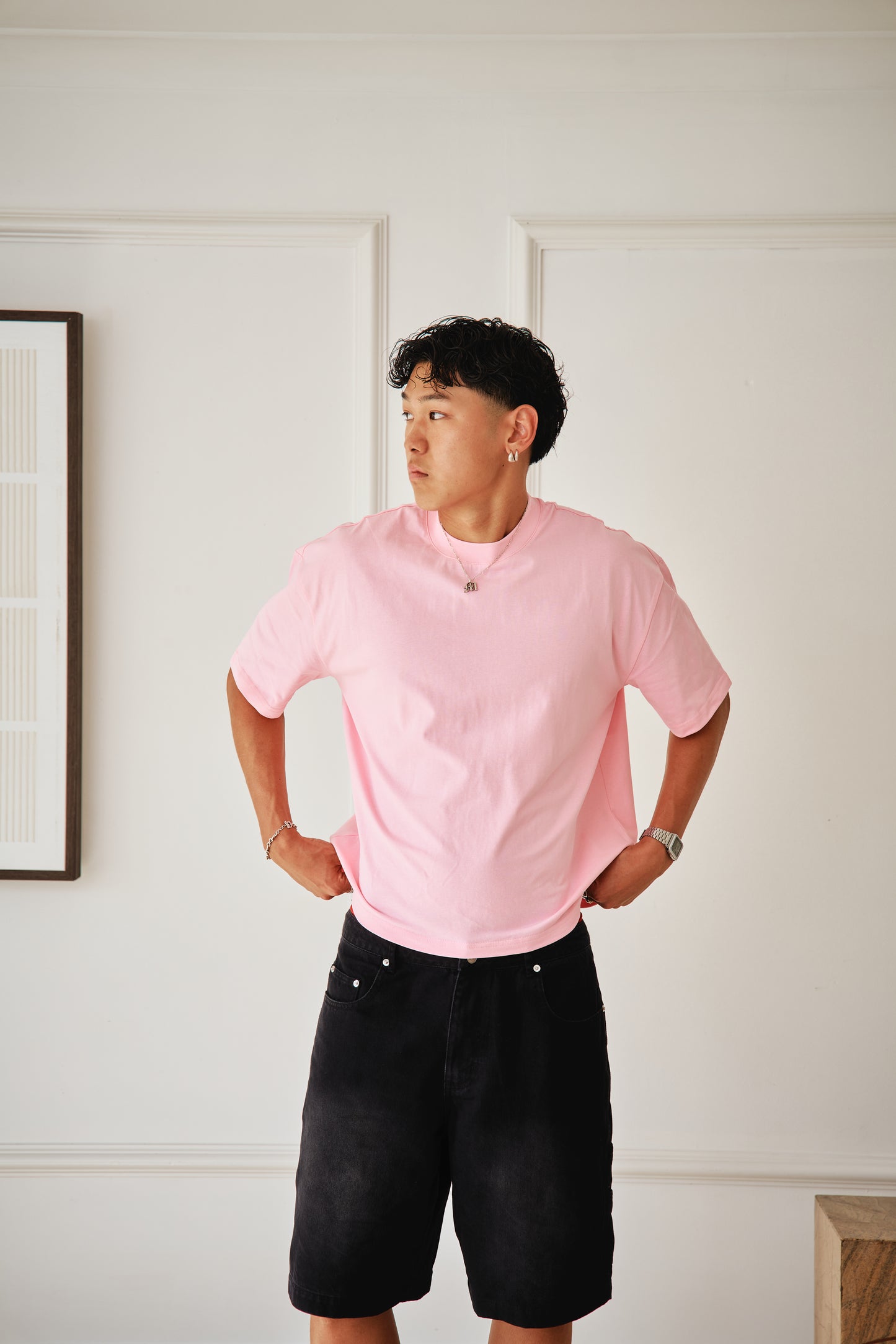 Casey Classic Crew - Pink