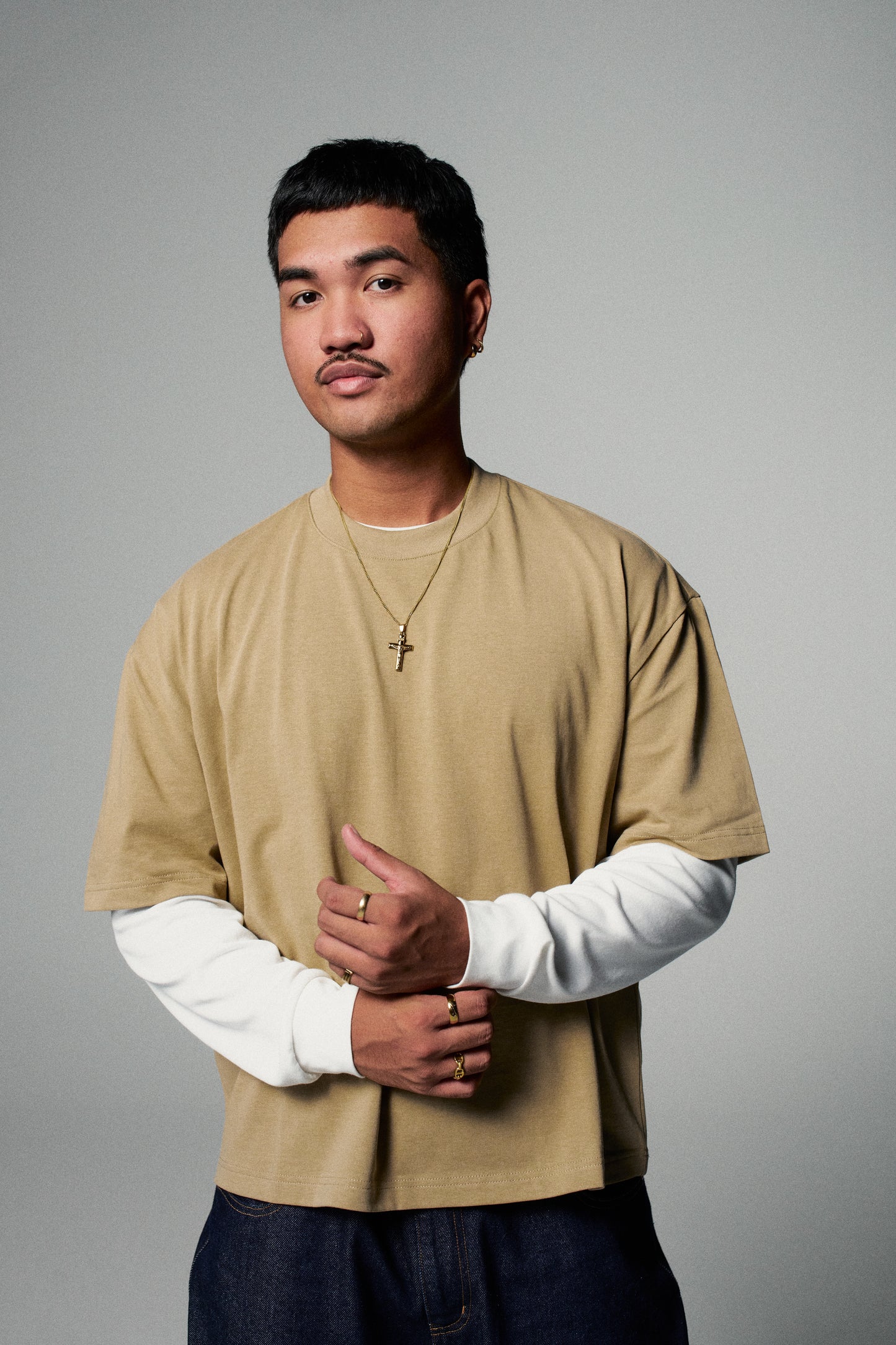 Classic Crew Neck - Latte