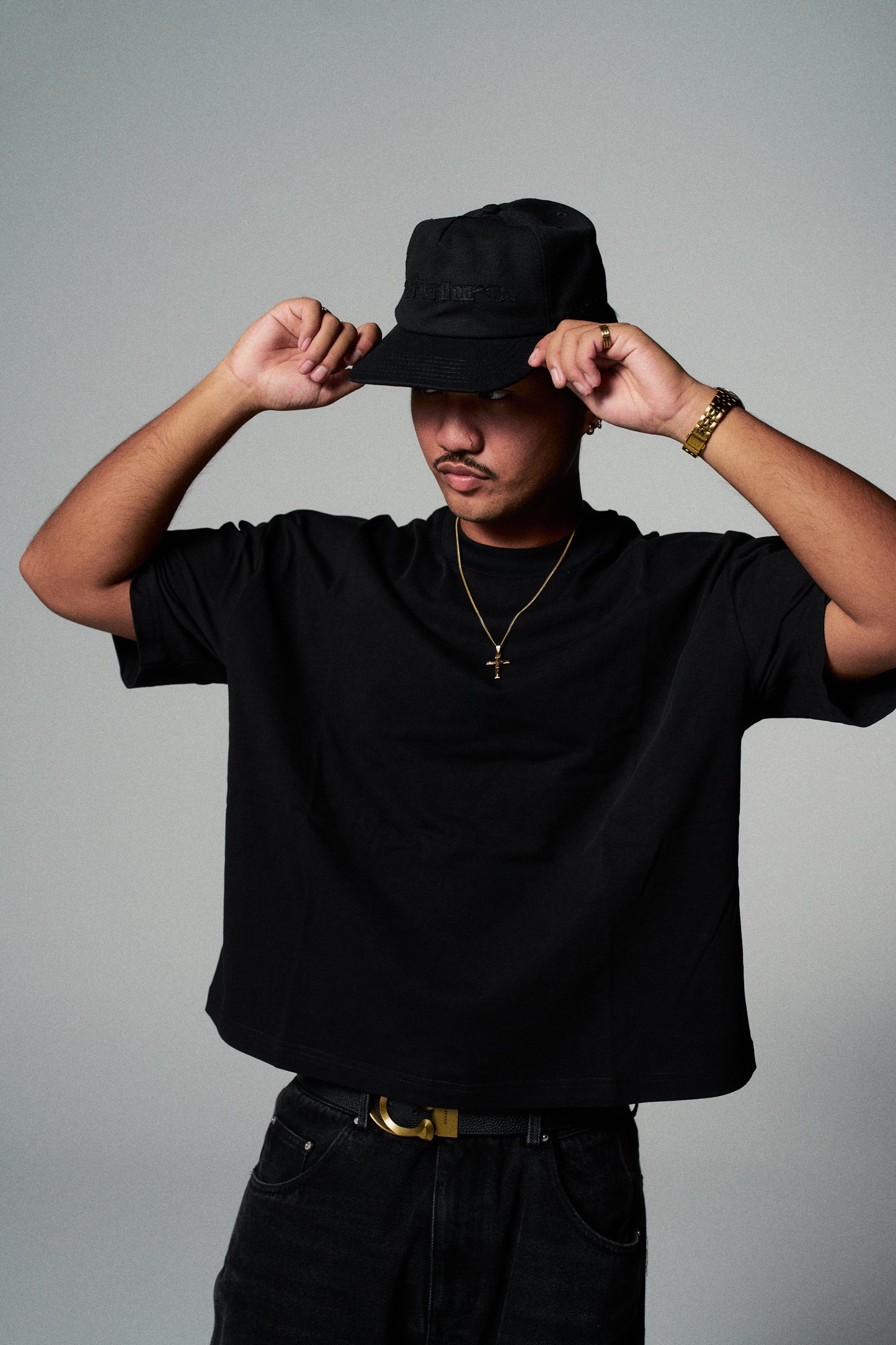 Canvas Mono Cap - Black