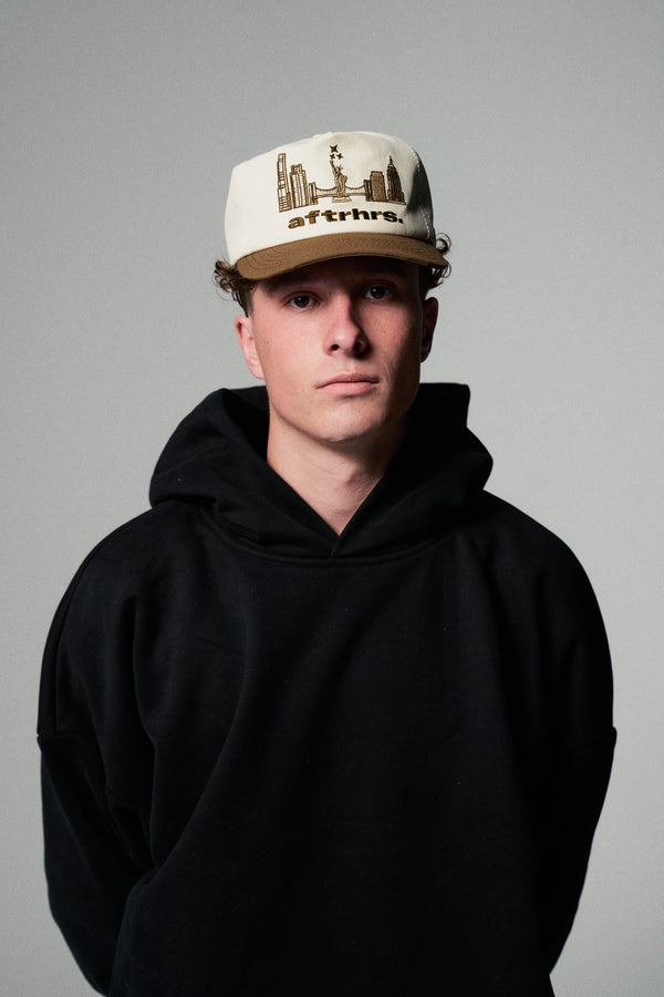 Johnny Skyline SnapBack - Cream/Mocha
