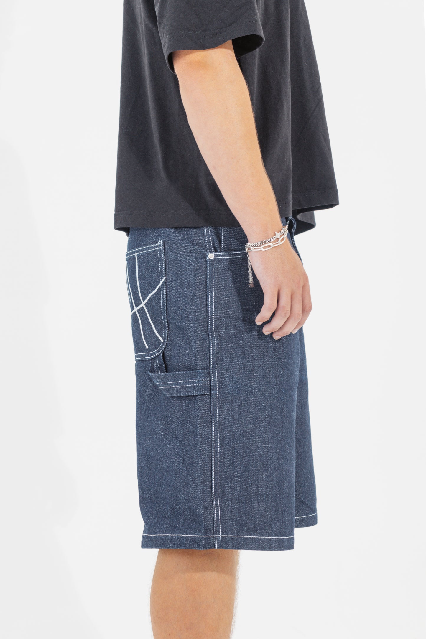 Carpenter Shorts - Indigo Denim